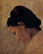 Georges Seurat Head Portrait of the Girl France oil painting artist